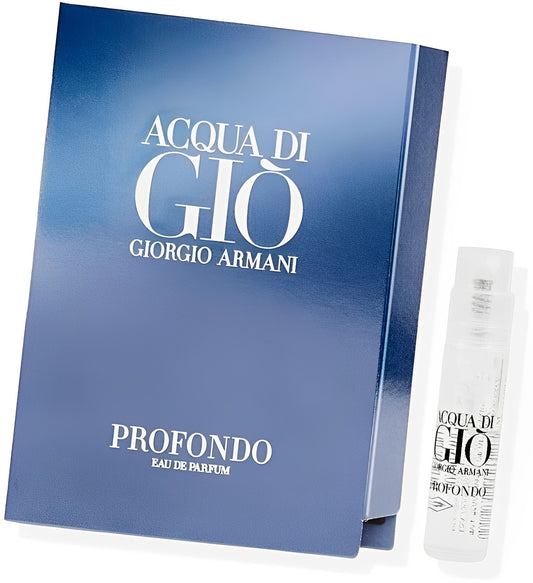 Giorgio Armani - Acqua Di Gio Profondo edp 1.2ml sempl x 12kom. { 14.4ml } / MAN