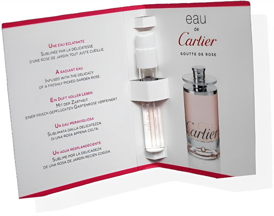 Cartier - Eau De Cartier Goutte De Rose edt 1.5ml sempl x 12kom. { 18ml } / LADY