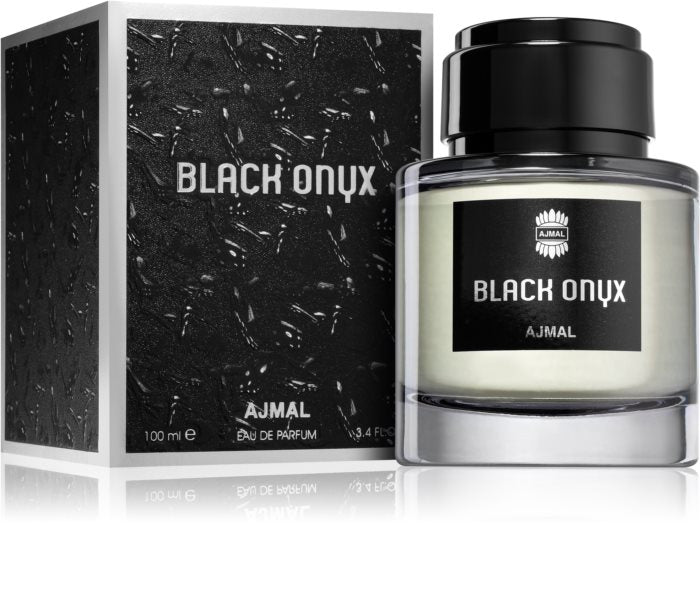Ajmal Black Onyx Eau De Parfum – 3,4 Oz / 100 Ml Unisex Duft Mit Kardamom, Zeder, Oud, Rose & Moschus
