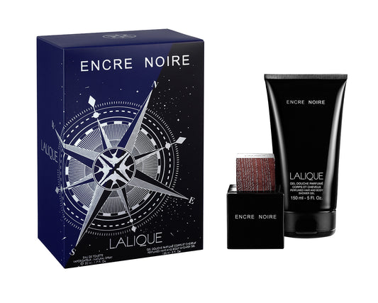 Lalique - Encre Noir edt 50ml + 150ml kupka / MAN / SET