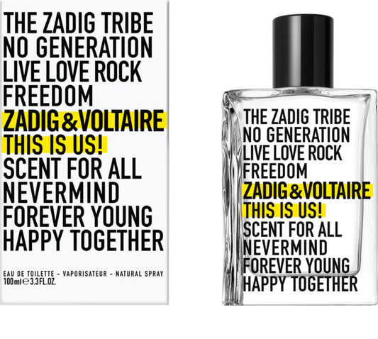 Zadig Voltaire - This Is Us edt 100ml tester / UNI