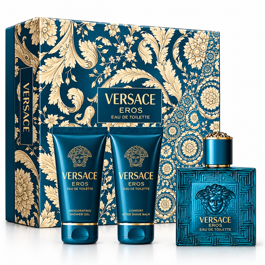 Versace - Eros edt 50ml + 50ml kupka + 50ml after šejv / MAN / SET