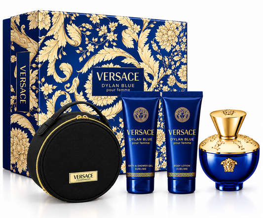 Versace - Dylan Blue edp 100ml + 100ml kupka + 100ml losion + neseser / LADY / SET