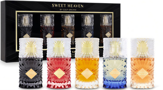 Gulf Orchid - ~ Sweet Heaven collection ~ Tobacco edp 20ml minijatura + Cherry edp 20ml minijatura + Extreme edp 20ml minijatura + Ice edp 20ml minijatura + Sweet Heaven edp 20ml minijatura / UNI / SET