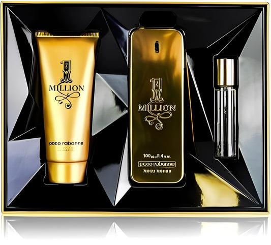 Paco Rabanne - 1 Million edt 100ml + 15ml + 100ml kupka / MAN / SET