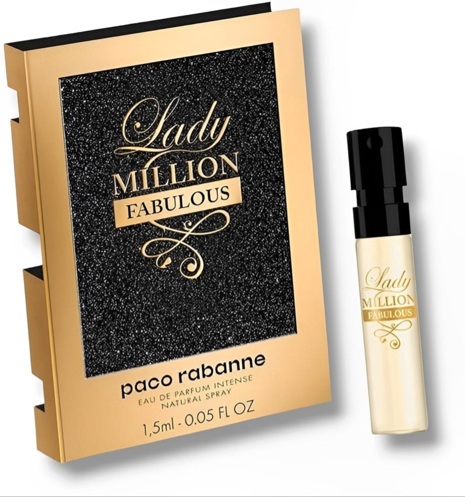 Paco Rabanne - Lady Million Fabulous edp 1.5ml sempl x 12kom. { 18ml ...