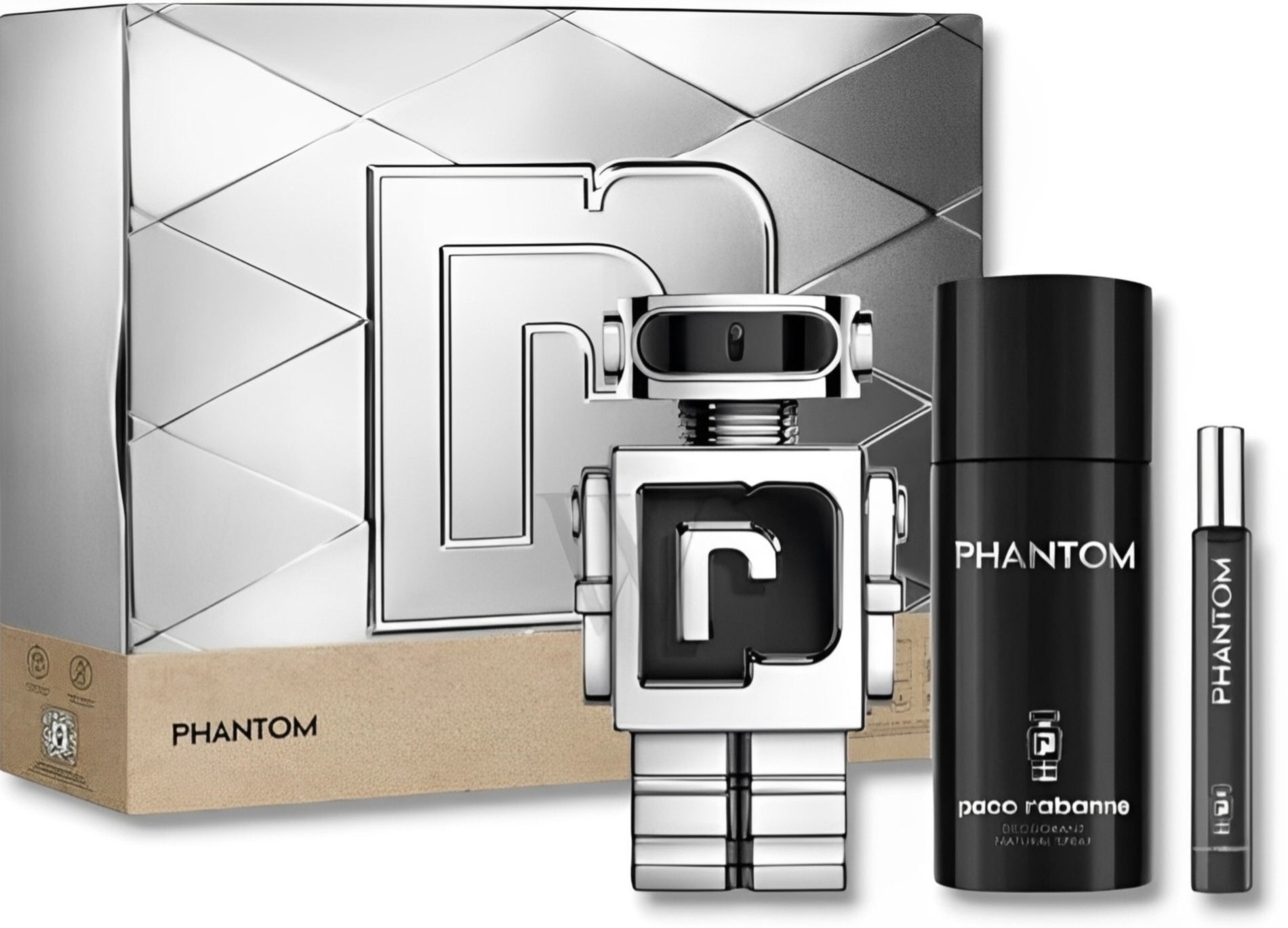 Paco Rabanne - Phantom edt 100ml + 10ml + 150ml deo / MAN / SET – ♥️ ...