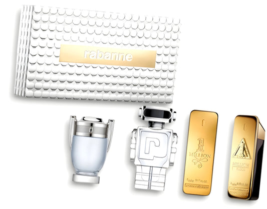 Paco Rabanne - Invictus edt 5ml minijatura + Phantom edt 5ml minijatura + 1 Million edt 5ml minijatura + 1 Million Elixir parfum 5ml minijatura / MAN / SET