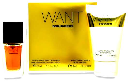 Dsquared - Want edp 15ml + 30ml losion / LADY / SET