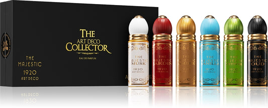 Alexandre J - ~ The Majestic 1920 Art Deco minijatura~set ~ Musk edp 8ml + Jardin edp 8ml + Amber edp 8ml + Vanilla edp 8ml + Vetiver edp 8ml + Oud edp 8ml / UNI / SET