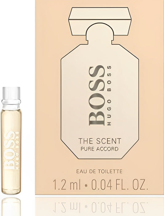 Hugo Boss - The Scent Pure Accord edt 1.2ml sempl x 12kom. { 14.4ml } / LADY