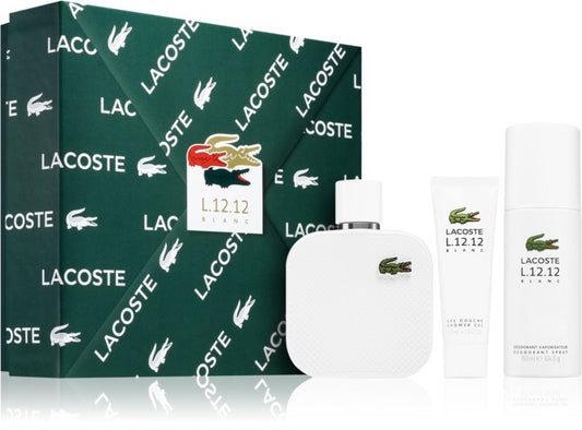 Lacoste / L.12.12 Blanc edt 100ml + 50ml kupka + 150 deo / SET / MAN