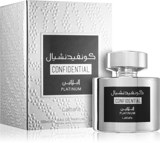 Lattafa - Confidential Platinum Edp 100ml / MAN