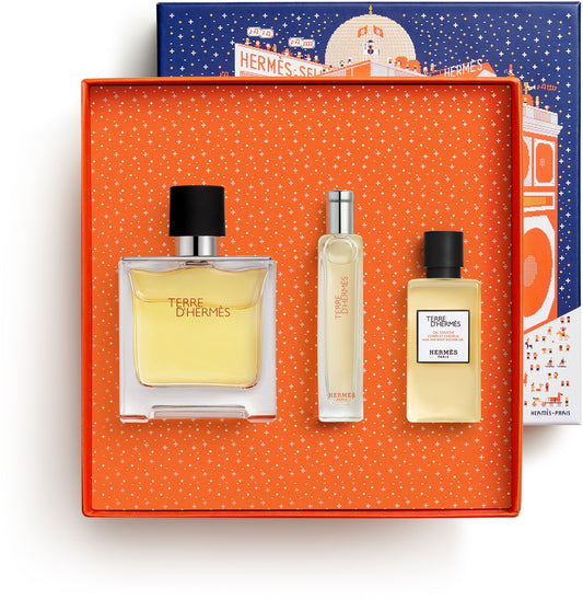 Hermes - Terre parfum 75ml + parfum 15ml + 40ml kupka / MAN / SET