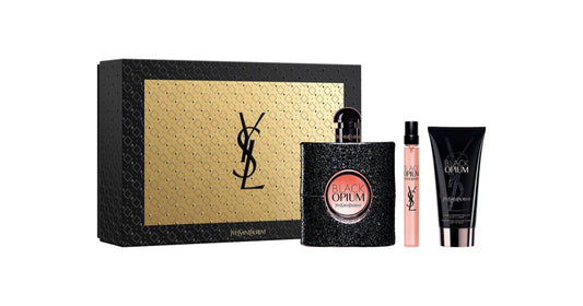YSL - Black Opium edp 90ml + edp 10ml + 50ml losion / LADY / SET