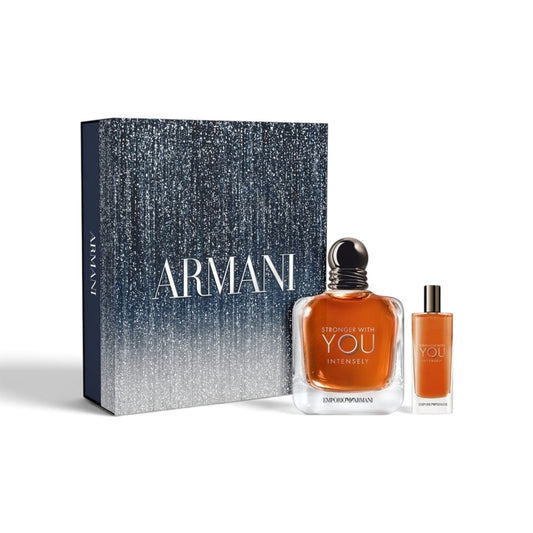 Giorgio Armani - Stronger With You Intensely edp 100ml + edp 15ml / MAN / SET