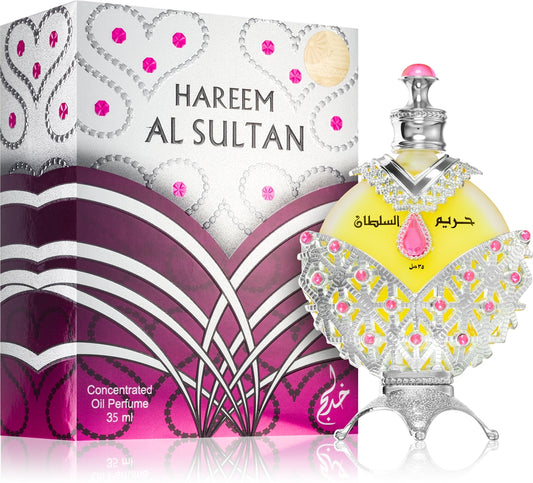 Khadlaj - Hareem Al Sultan Silver perfumed oil 35ml / UNI