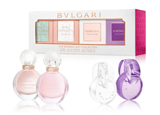 Bvlgari - Rose Goldea Blossom Delight edt 5ml + Rose Goldea Blossom Delight edp 5ml + Omnia Crystalline edt 5ml + Omnia Amethyst edt 5ml / LADY / SET