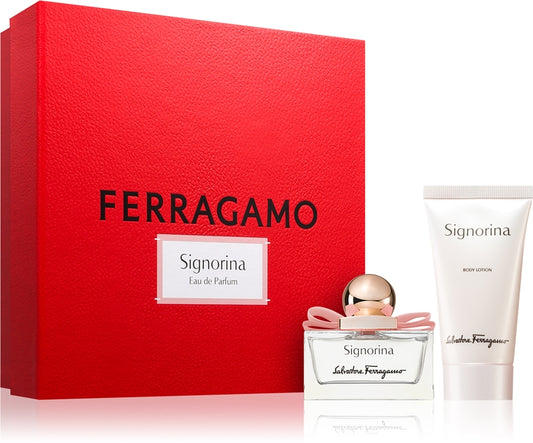 Salvatore Ferragamo - Signorina edp 30ml + losion 50ml / LADY / SET