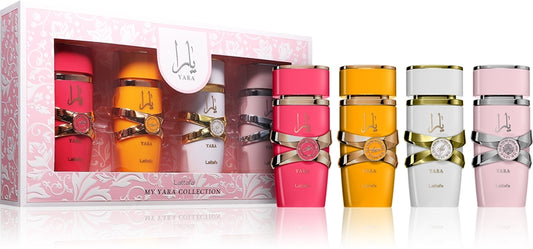 Lattafa - Yara Candy edp 25ml + Yara Tous edp 25ml + Yara Moi edp 25ml + Yara edp 25ml / LADY / SET