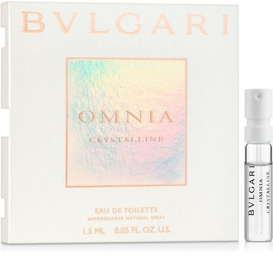 Bvlgari - Omnia Crystalline edt 1.5ml sempl x 15kom. { 22.5ml } / LADY