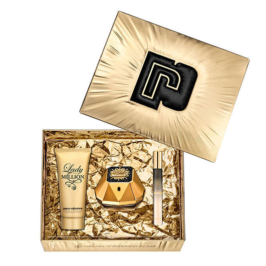 Paco Rabanne - Lady Million Fabulous edp 80ml + edp 10ml + 100ml losion / LADY / SET