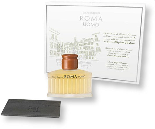 Laura Biagiotti - Roma edt 75ml + card holder / MAN / SET