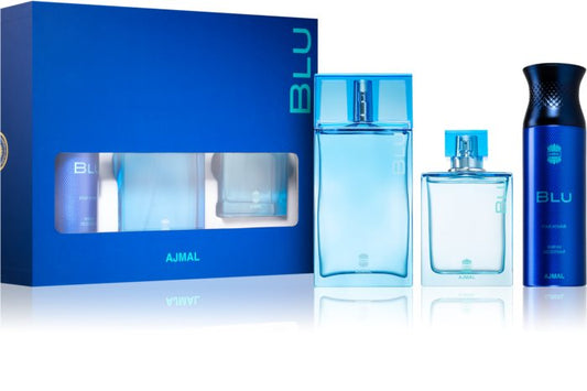 Ajmal - Blu edp 90ml + 90ml edc + 200ml deo se / MAN / SET