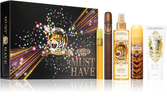 Cuba - Tiger edp 100ml + 35ml + 15ml + 200ml losion + 200ml body-mist / LADY / SET