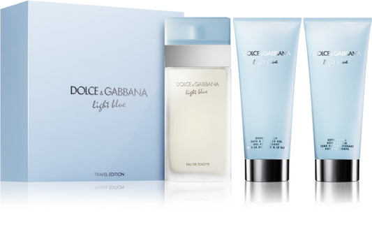 DG - Light Blue edt 100ml + 100ml losion + 100ml kupka / LADY / SET