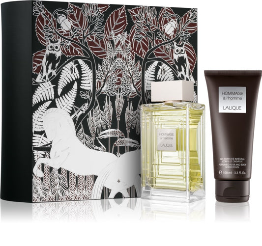 Lalique - Hommage A L Homme edt 100ml + 100ml kupka / SET / MAN