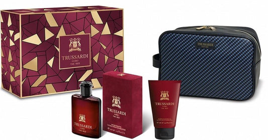 Trussardi - Trussardi Uomo The Red edt 100ml + 100ml kupka + neseser / MAN / SET