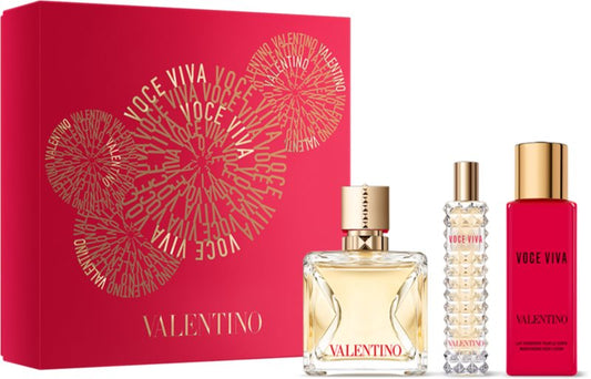 Valentino - Voce Viva edp 100ml + 15ml + 100ml losion / LADY / SET