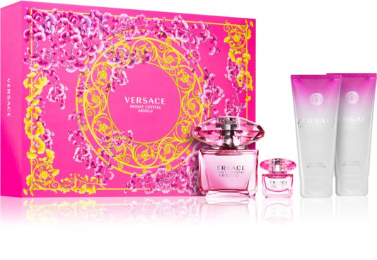 Versace - Bright Crystal Absolu edp 90ml + 5ml + 100ml losion + 100ml kupka / LADY / SET