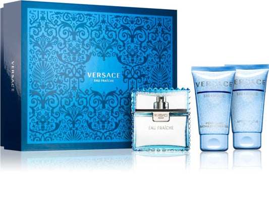 Versace - Man Eau Fraiche edt 50ml + 50ml gel + 50ml balzam / MAN / SET